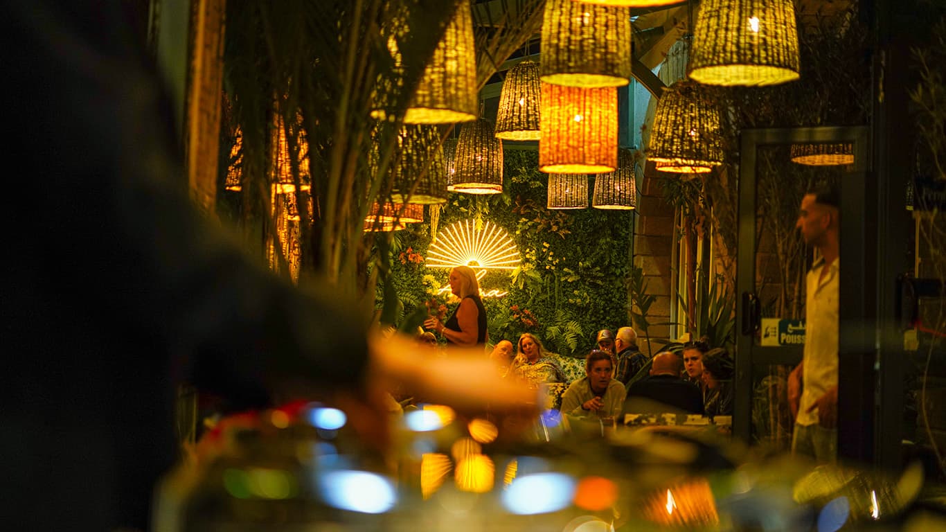 Intérieur du restaurant Alma à Essaouira